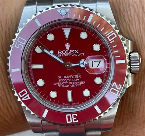 replica rolex red sub|rolex red submariner for sale.